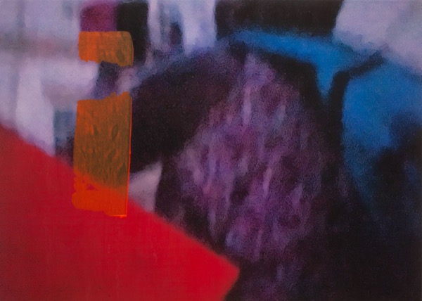 04-Tourists series  canvas 50X70cm  mixed media